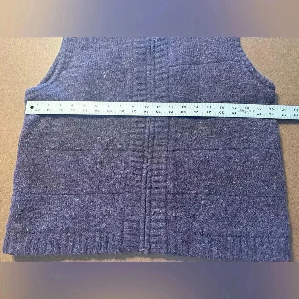 Monterey By Koret Vest | Purple | Size Medium | Made in Macau